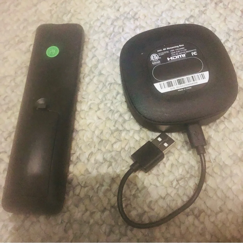 Onn Black Streaming Device with Remote